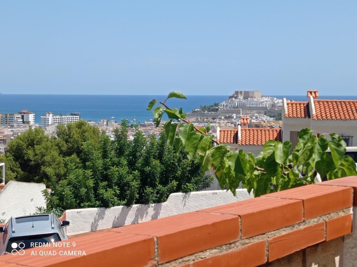 Charmant Appartement Avec Vue Sur Le Chateau De Peñiscola Zewnętrze zdjęcie