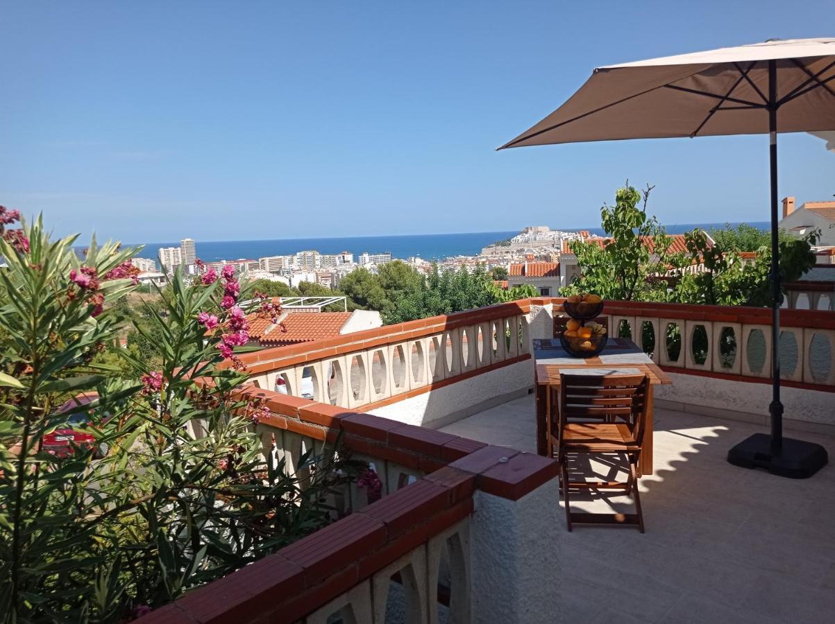 Charmant Appartement Avec Vue Sur Le Chateau De Peñiscola Zewnętrze zdjęcie